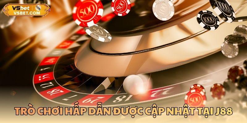 Trò chơi hấp dẫn được cập nhật tại J88